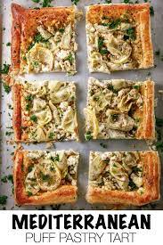 Mediterranean Puff Pastry Tart The Brooklyn Cook Recipe Puff Pastry Recipes Savory Vegetable Tart Puff Pastry Recipes
