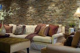 Might Do This On Dining Wall Rock Panel Gallery Interiors Rock Walls Concrete Basement Walls Stone Feature Wall Stone Accent Walls