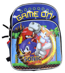 It introduces protagonist sonic the hedgehog , a speedy blue hedgehog who values freedom above all else, and antagonist dr. Sonic The Hedgehog Game On 16 Inch Backpack Free Shipping Toynk Toys
