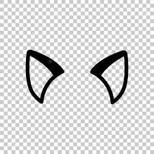 In the large cat ears png gallery, all of the files can be used for commercial purpose. Cat Ears Simple Sign Black Symbol On Transparent Background Royalty Free Cliparts Vectors And Stock Illustration Image 145857537