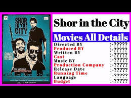 Shor In The City Movies All Details Youtube The metropolis is the nexus of culture, art, architecture, history and entertainment. youtube
