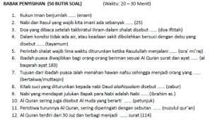 Soal cerdas cermat sd berikut ini merupakan contoh soal soal cerdas cermat sd seputar ilmu agama matematika ipa dan bahasa. Soal Lomba Cerdas Cermat Sd Kunci Jawaban Soalujian Net