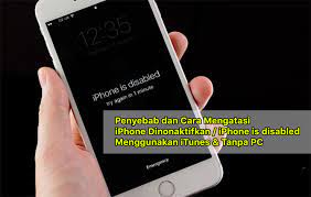 Arti IPhone Is Disabled Connect To ITunes Atau IPhone Dinonaktifkan Sambungkan Ke ITunes