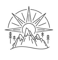 Download 25,000+ royalty free mountain outline vector images. Mountain Line Vector Images Over 45 000