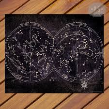 Art Print Printable Art Wall Decor Instant Download Star Constellation Map Zodiac Graphic Digital Printable Art Wall Decor Printable Wall Art Printable Art