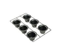 Focus Foodservice 926561 Popover Pan 6 Molds 10 5 8 X 9 11 16 X 7 8 Overall Pan Size 2 1 4 X 2 1 4 Mold Size Popover Pan Popover Pan