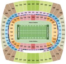 arrowhead stadium tickets seating charts and schedule in