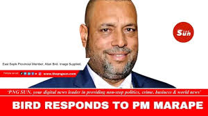 BIRD RESPONDS TO PM MARAPE