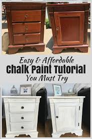 Step By Step Tutorial On How To Chalk Paint Your Old Furniture And Make It Like Brand N Painting Furniture Diy Chalk Paint Furniture Diy Painting Old Furniture