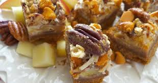 Apple Hello Dollies Dig In With Dana Recipe Cookie Bar Recipes Roasted Apples Bars Recipes