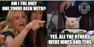 White Cat Table In 2020 Memes Really Funny Zumba Funny