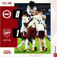 Watch all arsenal matches live stream from premier league and europa league this season in june july 2020. Brighton 0 1 Arsenal Live Result Lacazette Scores Winner With First Touch Premier League Latest Reaction