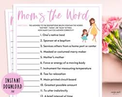 Only people who 100% know their mom will ace this quiz · these 10 questions will reveal what type of mom you'll be. Mom Trivia Game Etsy