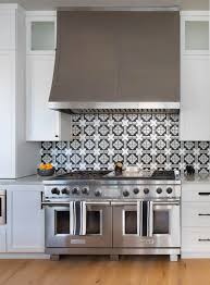 Black And White Ceramic Tile Backsplash Black And White Kasbah Kitchen Fireclay Tile In 2020 Fireclay Tile Kitchen Tiles Design Bold Kitchen
