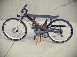 grease n gasoline custom moped moped bike led