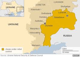 Political map of ukraine, equirectangular projection, illustrating the administrative divisions of ukraine. Russia Offers Passports To People In Eastern Ukraine Territories Bbc News