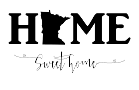 Home Sweet Home Minnesota Svg File 74600 Cut Files Design Bundles