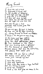 Lyrics Pretty Words Lyrics Moving Forward Lyrics