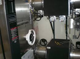 The Double Door Autoclave On The Mechanical Room Side Of A Modular Laboratory Mechanical Room Autoclave Double Doors