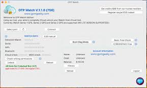 Número de serie para desbloqueo de ipad icloud, dirección wifi para ipad 2/3/4/5/6/air1/air2/mini1/mini2/mini3/mini4, a6, a7, a8. Remove Icloud From Iwatch S1 S2 S3 Models Permanently Itao Iwatch Otp Tool Gsm Geeky