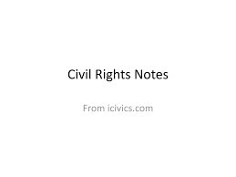 A primary election in which the names of all the candidates for all the parties are on the ballot. Civil Rights Notes From Icivics Com Ppt Download