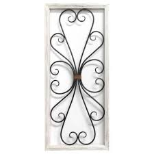 Black And Gold Metal Wall Decor Homeroots Edgy And Curvy Rails Wall Art White Black Gold Panel Wall Art Wall Decor Frame Wall Decor