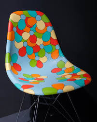 Artist Custom Painted Modernica Fiberglass Shell Chairs Design Milk Modernica Fiberglass Shell Chairs Shell Chair