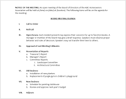 An agenda ensures that the meeting keeps to a certain structure, and a clear template allows members to review the last meeting, be informed during the current meeting. Is Your Hoa Board Meeting Agenda Good To Go Cmg