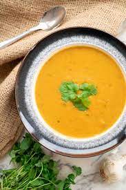 Healthy Carrot And Coriander Soup Recipe - Tastefully Vikkie
