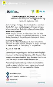 Hal ini tentu menggemparkan masyarakat di daerah tersebut. Cara Cek Pemadaman Listrik Bandung Secara Online 100 Praktis