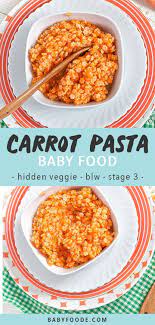 Carrot Pasta For Baby Toddler Hidden Veggies Baby Foode Recipe Baby Food Recipes Pasta Recipes For Babies Baby Led Weaning Recipes