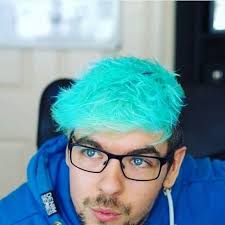 Carina On Instagram He Should Really Dye His Hair Like This Jacksepticeye Bluehair Men Hair Color Hair And Beard Styles Hair Styles