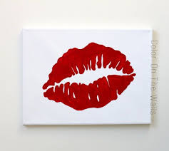 Pin By K And N Williams On Design Canvas Painting Diy Canvas Painting Lipstick Mark