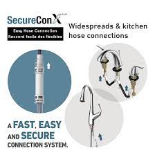 Flush line for one minute. Project Source Kitchen Faucet With Pull Down Spout 1 Handle Chrome Fp4af260cp Rona