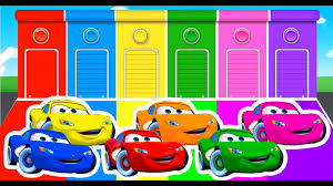 Kids can use different colour worksheets like a blue colour recognition worksheet kids can fill the pictures as per the colours mentioned in the sheet. Learn Colors With Lightning Mcqueen And Colour Cars For Kids Learning Numbers Videos Youtube