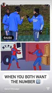Alexandre Lacazette Makes Mesut Ozil Shirt Joke