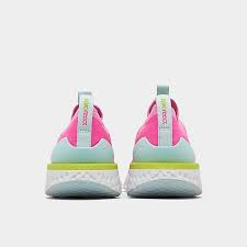 This colorway released in may 2019 goes neutral for unassuming summer running, and its flyknit construction is designed to be so light it. Nike Women S Epic Phantom React Flyknit Running Shoes Psychic Pink White Laser Fuchsia