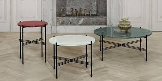 Petite table basse ronde teck recyclé structure filaire blanche swing. Une Table Basse Ronde Pour Un Salon Cosy Marie Claire