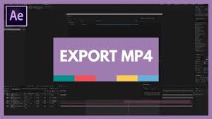 Następnie film zostanie wyeksportowany bezpośrednio do komputera. How To Export Mp4 File From After Effects Youtube