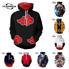 Nuevo Clásico Akatsuki Sudaderas Unisex Moda Casual Chamarra Uchiha Itachi  Anime Japonés 