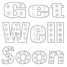 Hope get well soon printable coloring pages. Get Well Coloring Page Bmo Show