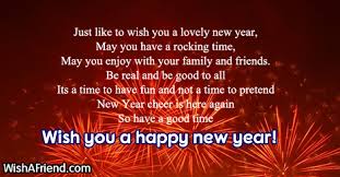 Just A Wish New Year Poem