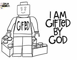 Each printable highlights a word that starts. Lego Gifted By God Coloring Pages Free Stevie Doodles Free Printable Coloring Pages