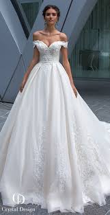 Crystal Designs Wedding Dresses 2019 Paris Collection Off The Shoulder Sweethe Crystal Wedding Dresses Wedding Dresses Princess Ballgown Ball Gowns Wedding