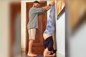 Check spelling or type a new query. Pregnant Anushka Sharma Does A Headstand With Virat Kohli S Help Should You Try Such Yoga Postures During Pregnancy Here S What We Know India Com