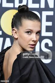 115 Millie Bobby Brown Golden Globes 2018 Photos & High Res Pictures