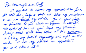 Testimonials Thank You Cards Dr Movassaghi