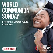 The table is global. The call is collective. 🍞🌎 The bread we break  connects us with millions. World Communion Sunday celebrates our shared  faith and global mission. Learn more