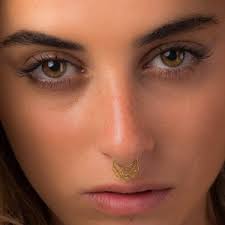 14k Solid Gold Eternity Tribal Daith,septum Clicker Ring..16g..8mm..