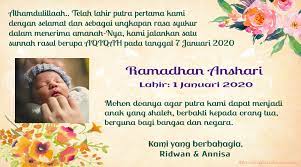 8 contoh dan template kartu ucapan selamat kelahiran bayi via www.menaraedukasi.com. Unduh 41 Background Kelahiran Anak Paling Keren Download Background